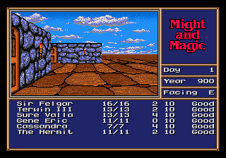 Might and Magic - Gates to Another World (USA, Europe) In game screenshot